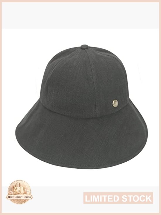 Linen Blend Victorian Bonnet Hat Sun Cap Foldable Summer Visor Adjustable main image 4